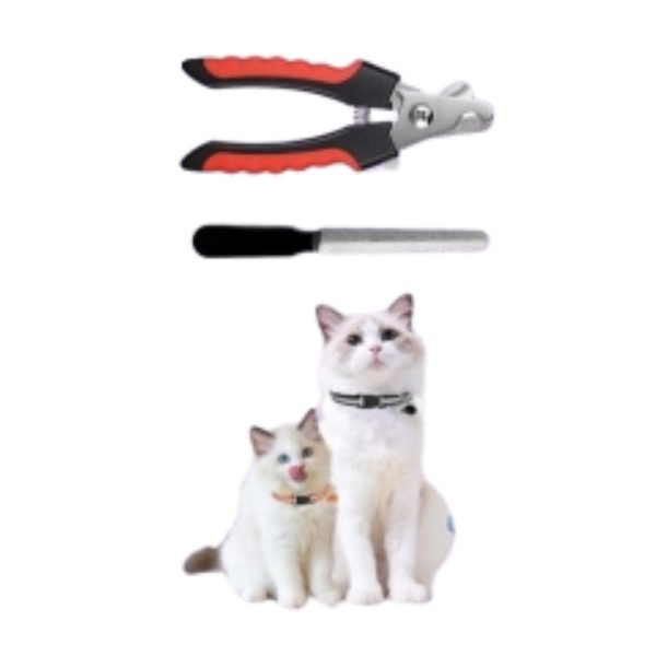 Nail Clippers With Cutter and Reflective Cat Collar